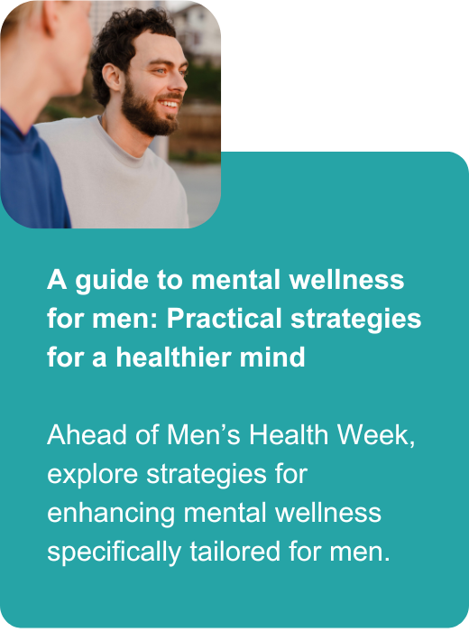 Men's mental health: a guide