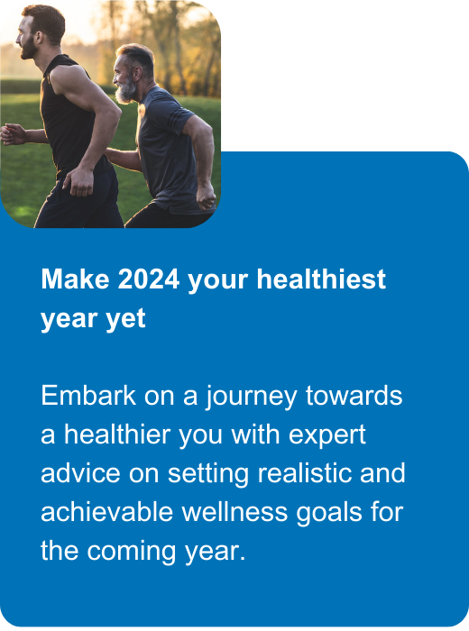 Make 2024 your healthiest year yet: setting achievable wellness goals