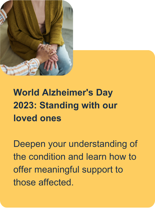 World Alzheimer's Day support