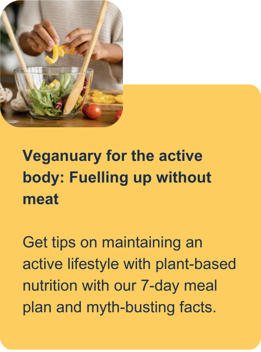 Veganuary for the active body: 7-day meal plan