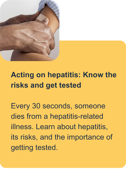 Hepatitis: Know the risks and get tested