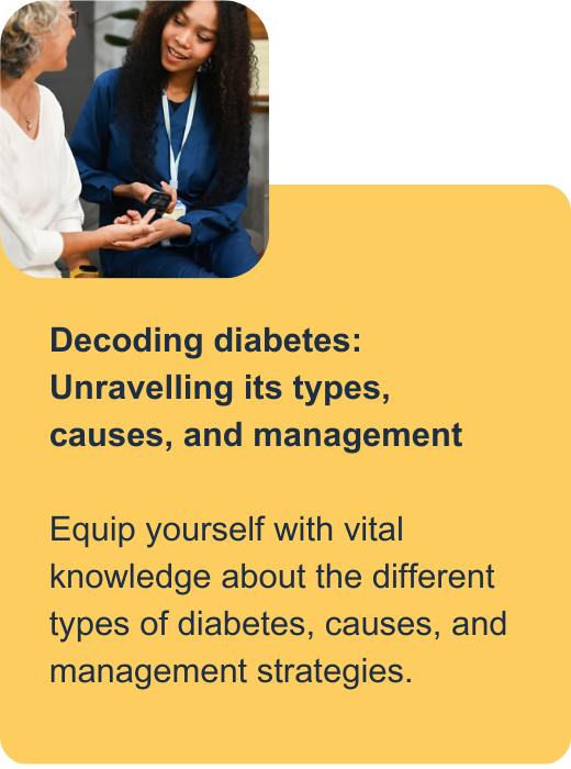 Decoding diabetes: Types, causes and management