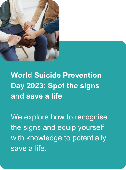 World Suicide Prevention Day support