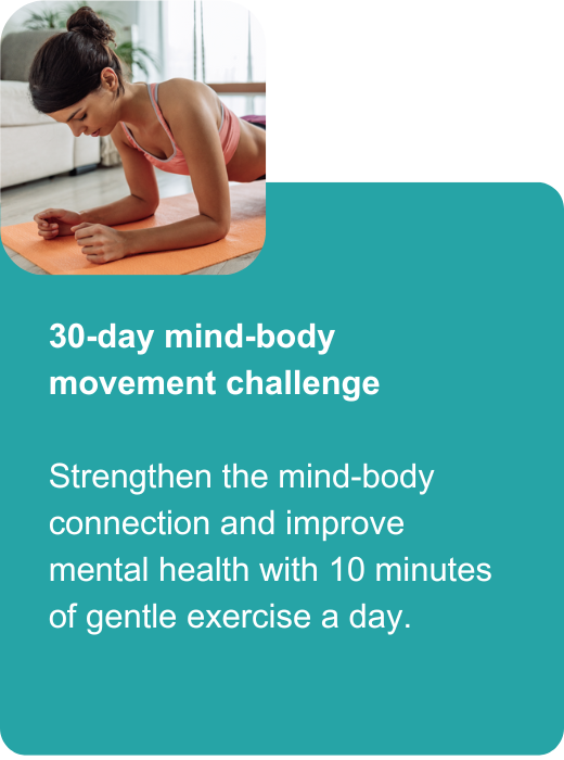 30-day mind-body movement challenge