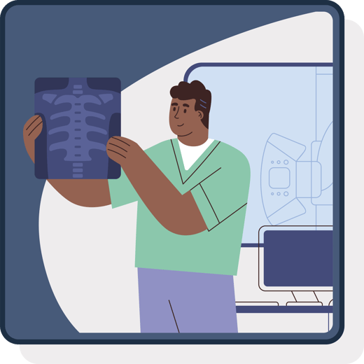 Illustration of medical professional